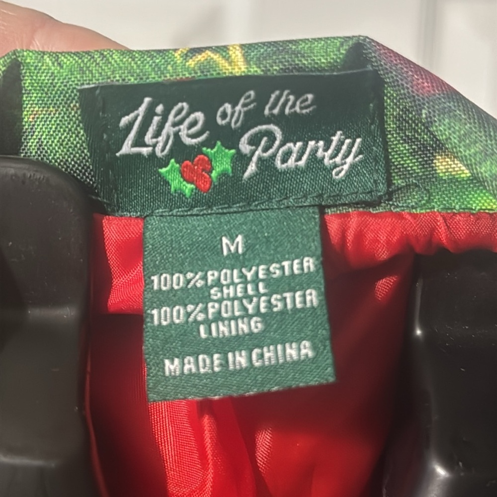 Christmas suit Size medium. Jacket, pants, and Tie - Picture 4 of 6
